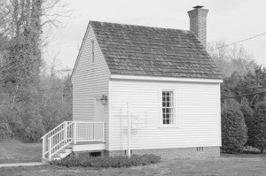 This is how “The Birthplace” looks today after a $100,000 restoration for the Hampden-Sydney College’s 225th anniversary. It was raised higher off the ground and placed on a new foundation. Originally designated to be used as a museum, it has been used as a functional office on campus for years.