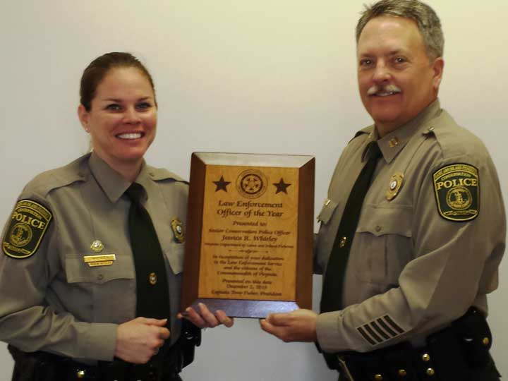 Deputy Game Warden Receives Award