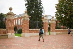 CARSON REHEER | HERALD One of the recent projects at Longwood University is the addition of the High Street Entryway. 