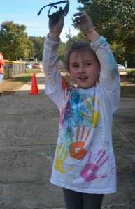 EMILY OVERSTREET Ava Overstreet poses during the Color Run.