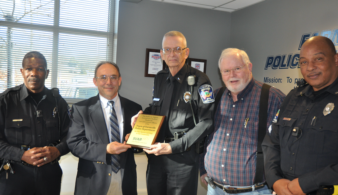 SVAR honors Farmville Police Department - Farmville | Farmville