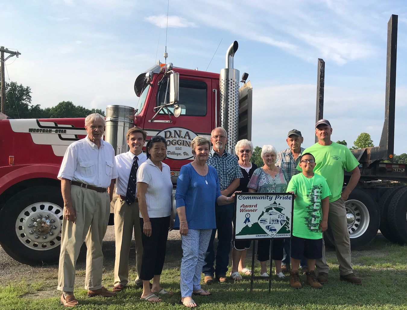 Dna Logging Receives Community Pride Award Farmville Farmville 9143