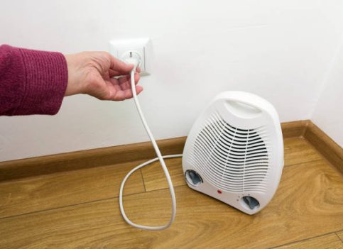 space heater warning