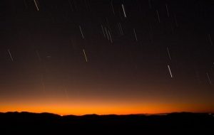 Leonid meteor shower