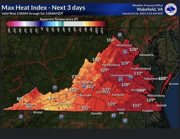 Farmville Cooling Centers