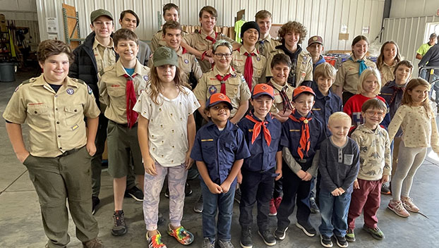 Scouts help