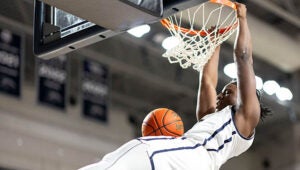 Blue Out Longwood men's basketball Paradise Jam Farmville