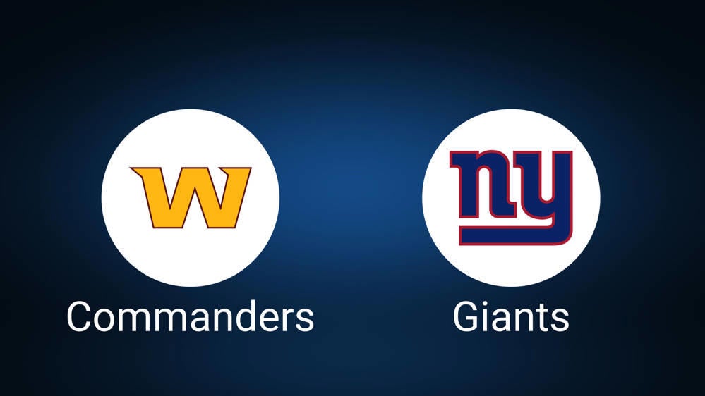 Washington Commanders vs. New York Giants Week 9 Tickets Available – Sunday, November 3 at MetLife Stadium