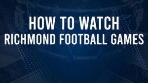 How to Watch 2024 Richmond Spiders Football Games on TV or Streaming