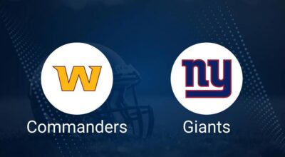 Where to Watch Commanders vs. Giants on TV or Streaming Live - Sept. 15