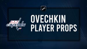 Alexander Ovechkin Player Prop Bets for the Capitals vs. Flyers Game - October 22