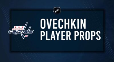 Alexander Ovechkin Player Prop Bets for the Capitals vs. Golden Knights Game - October 15