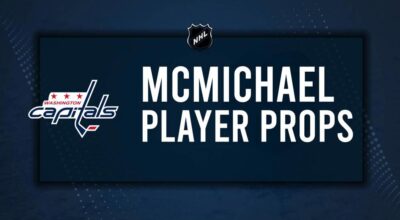 Connor McMichael Player Prop Bets for the Capitals vs. Devils Game - October 12