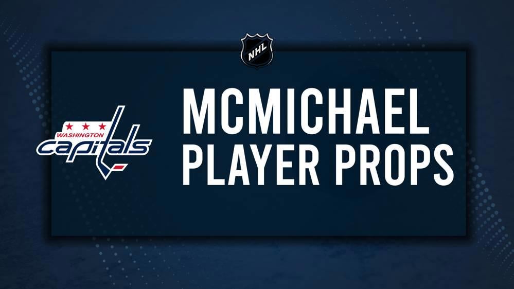 Connor McMichael Player Prop Bets for the Capitals vs. Devils Game - October 12