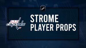 Dylan Strome Player Prop Bets for the Capitals vs. Rangers Game - October 29