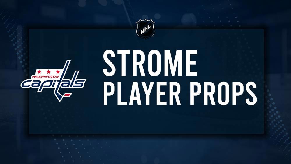 Dylan Strome Player Prop Bets for the Capitals vs. Rangers Game - October 29