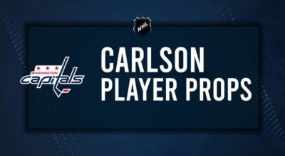 John Carlson Player Prop Bets for the Capitals vs. Flyers Game - October 22