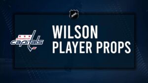 Tom Wilson Player Prop Bets for the Capitals vs. Lightning Game - October 26