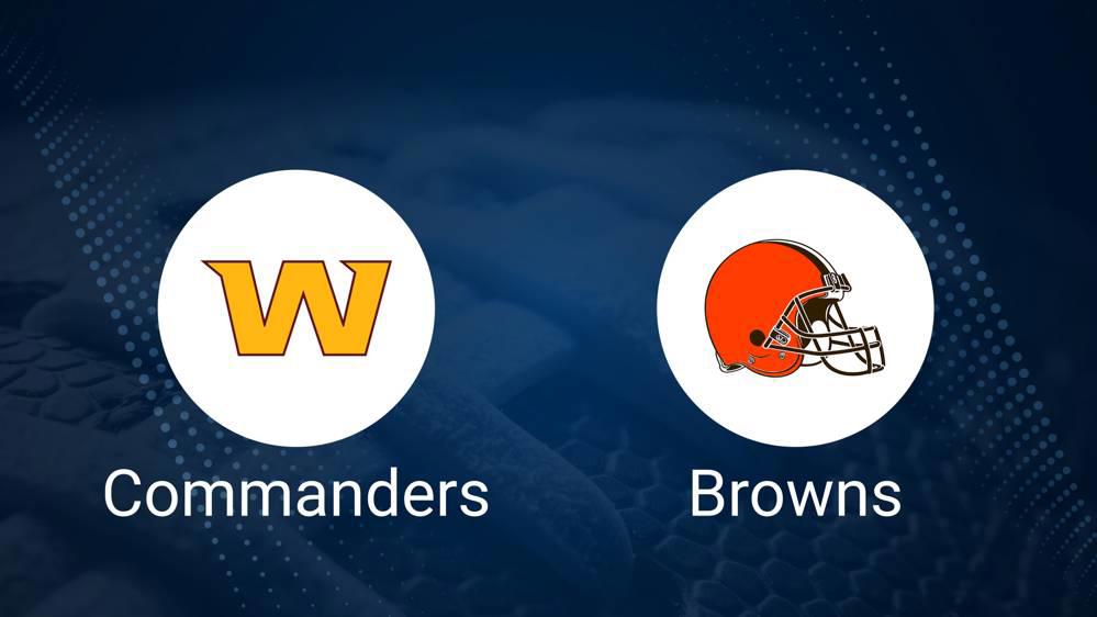 Where to Watch Commanders vs. Browns on TV or Streaming Live - Oct. 6