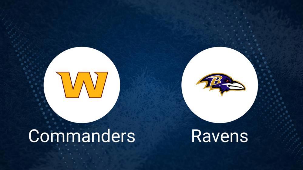 Where to Watch Commanders vs. Ravens on TV or Streaming Live Oct. 13