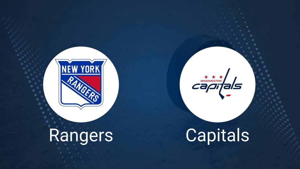 Where to Watch New York Rangers vs. Washington Capitals on TV or Streaming Live - October 29