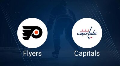 Where to Watch Philadelphia Flyers vs. Washington Capitals on TV or Streaming Live - October 22