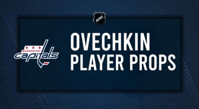 Alexander Ovechkin Player Prop Bets for the Capitals vs. Penguins Game - November 8