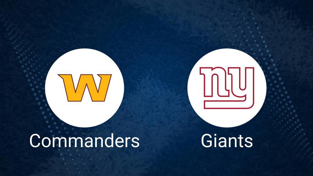 Commanders vs. Giants Predictions & Picks: Odds, Moneyline, Spread - Week 9