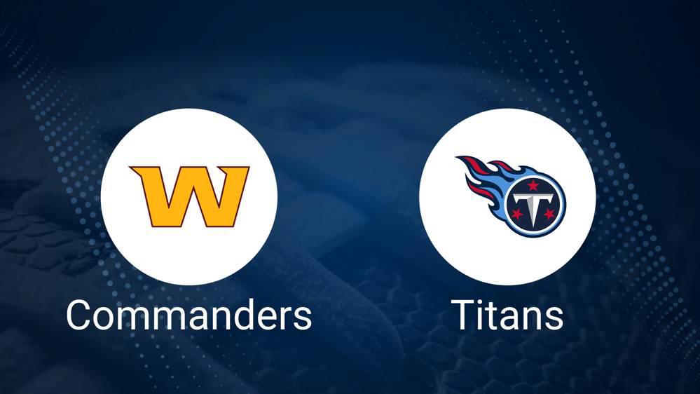 Commanders vs. Titans: Odds, Moneyline, and Spread - Week 13