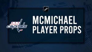 Connor McMichael Player Prop Bets for the Capitals vs. Avalanche Game - November 15