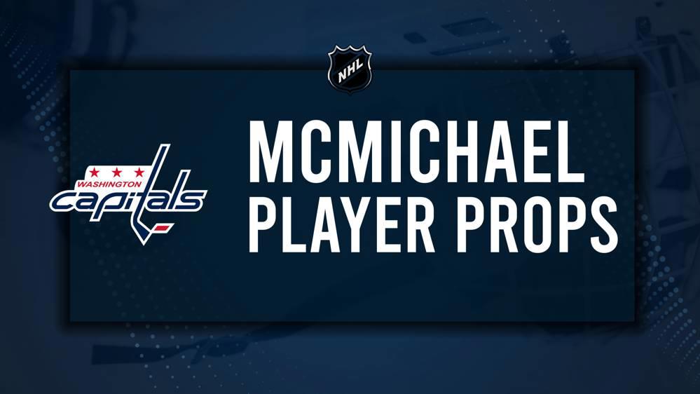 Connor McMichael Player Prop Bets for the Capitals vs. Avalanche Game - November 21