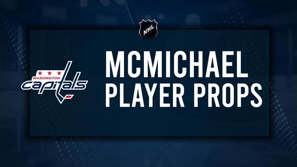 Connor McMichael Player Prop Bets for the Capitals vs. Hockey Club Game - November 18