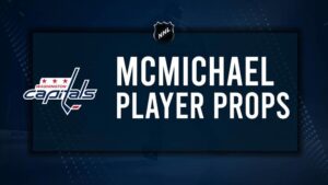 Connor McMichael Player Prop Bets for the Capitals vs. Predators Game - November 6