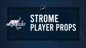 Dylan Strome Player Prop Bets for the Capitals vs. Avalanche Game - November 15