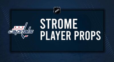 Dylan Strome Player Prop Bets for the Capitals vs. Avalanche Game - November 15