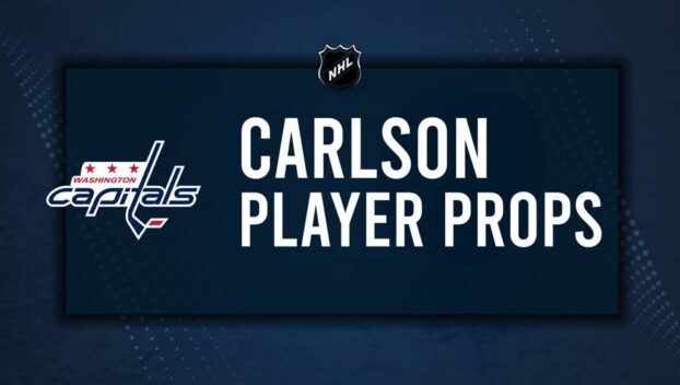 John Carlson Player Prop Bets for the Capitals vs. Penguins Game - November 8