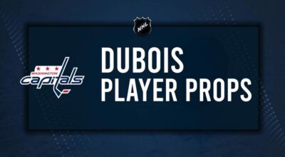 Pierre-Luc Dubois Player Prop Bets for the Capitals vs. Hockey Club Game - November 18