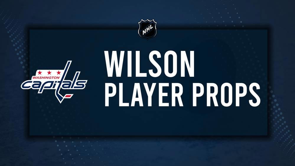 Tom Wilson Player Prop Bets for the Capitals vs. Hockey Club Game - November 18