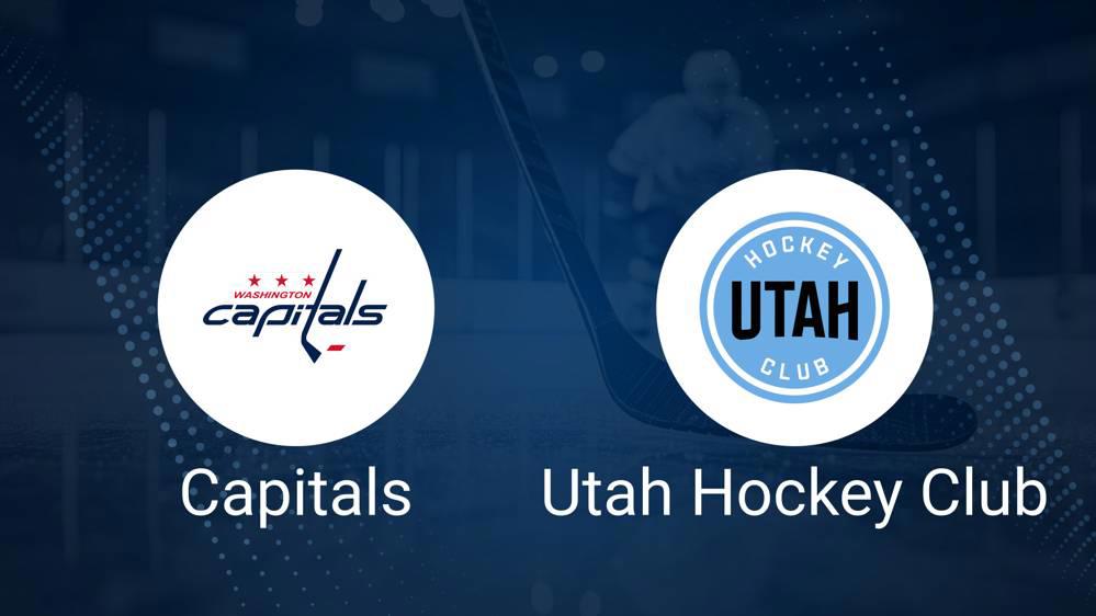 Where to Watch Utah Hockey Club vs. Washington Capitals on TV or Streaming Live - November 18