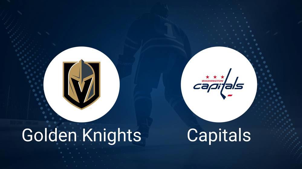 Where to Watch Vegas Golden Knights vs. Washington Capitals on TV or Streaming Live - November 17