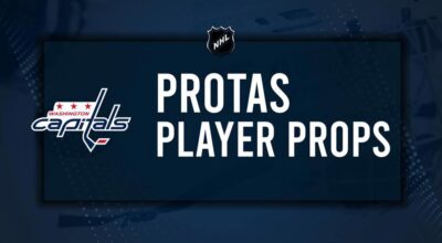 Aliaksei Protas Player Prop Bets for the Capitals vs. Bruins Game - December 23