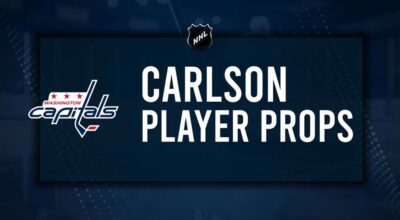 John Carlson Player Prop Bets for the Capitals vs. Hurricanes Game - December 20