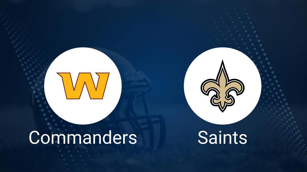 Where to Watch Commanders vs. Saints on TV or Streaming Live - Dec. 15