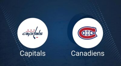 Where to Watch Washington Capitals vs. Montreal Canadiens on TV or Streaming Live - December 7