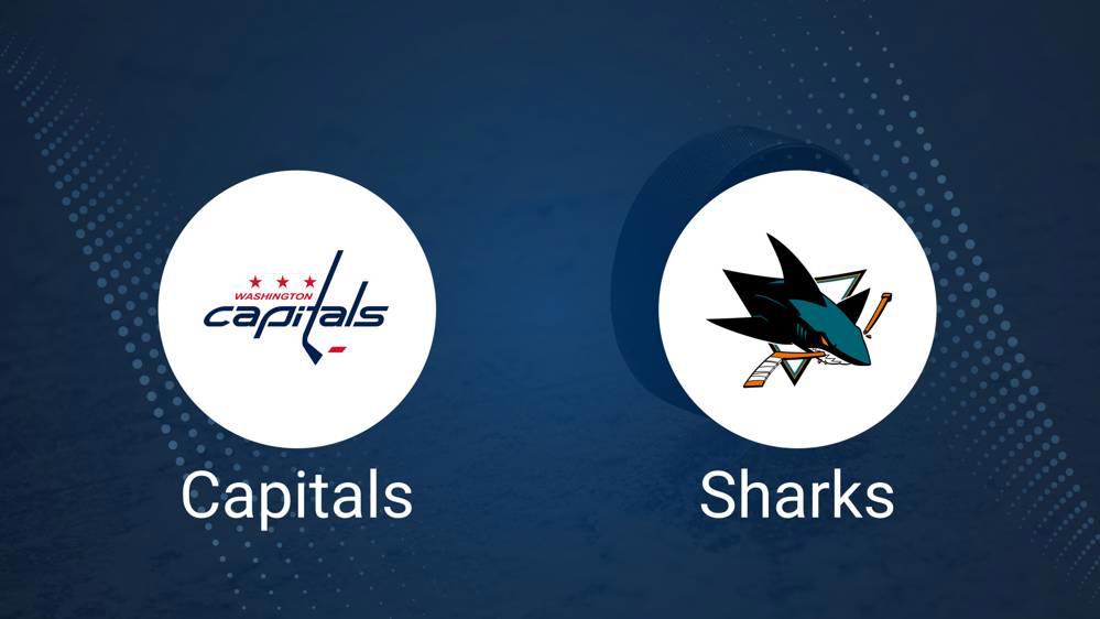 Where to Watch Washington Capitals vs. San Jose Sharks on TV or Streaming Live - December 3