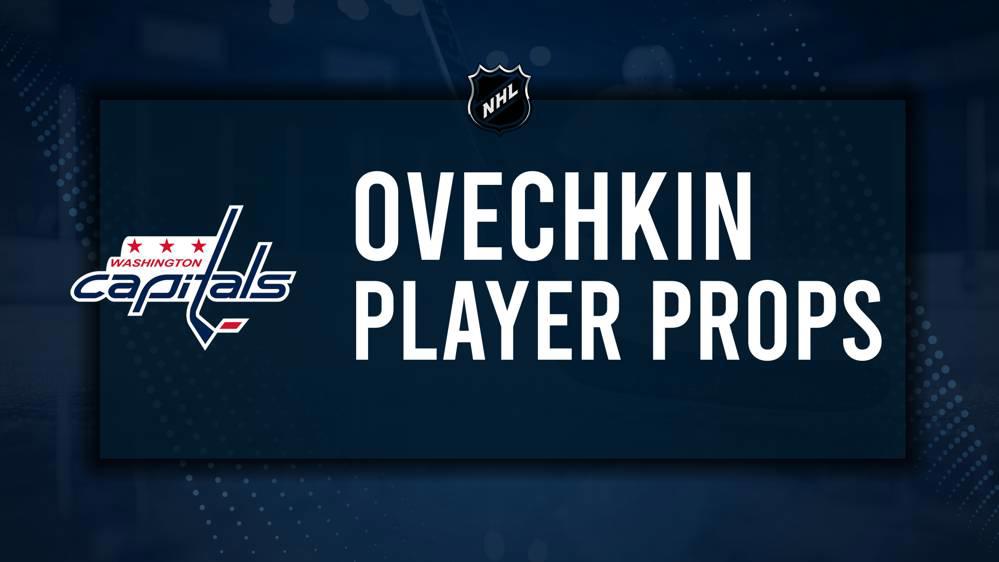 Alexander Ovechkin Player Prop Bets for the Capitals vs. Ducks Game - January 14