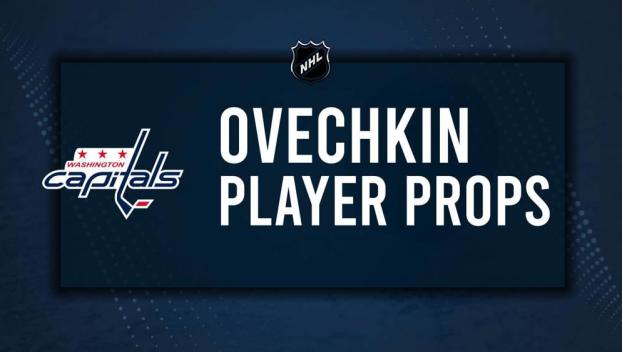 Alexander Ovechkin Player Prop Bets for the Capitals vs. Flames Game - January 28