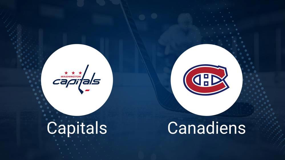 Capitals vs. Canadiens Injury Report Today - January 10