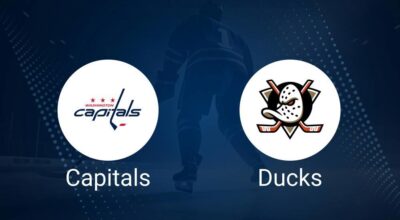 Capitals vs. Ducks Injury Report Today - January 14