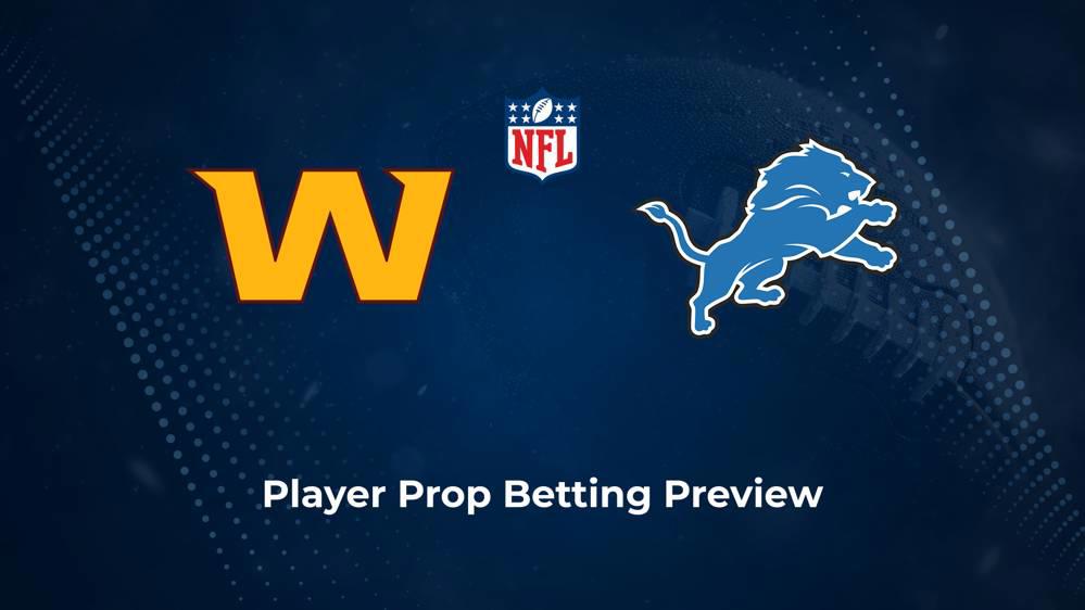 Commanders vs. Lions Player Props & Odds – NFC Divisional